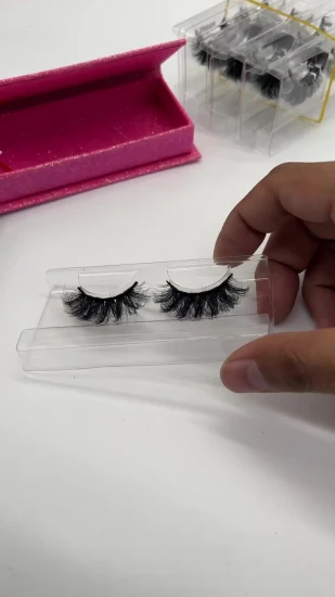 La fábrica al por mayor de Mengfan China compone las pestañas Mink Eyelash hecho a mano Eye Lash