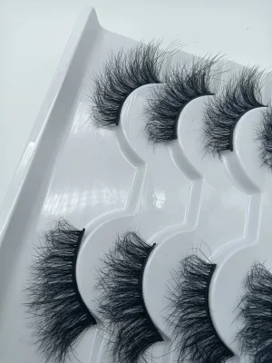 Venta al por mayor Natural Curly Half Lash Hecho a mano Vegan 3D Faux Mink Half Circle Eyelashes Proveedor